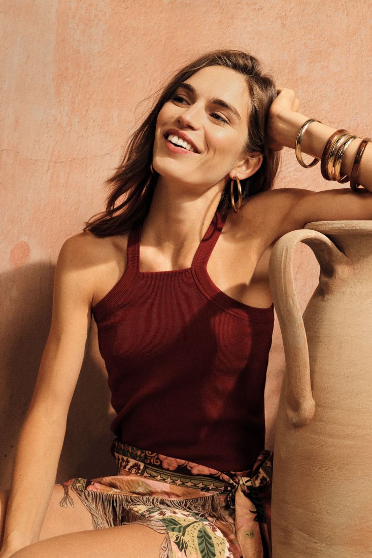 Top with straps