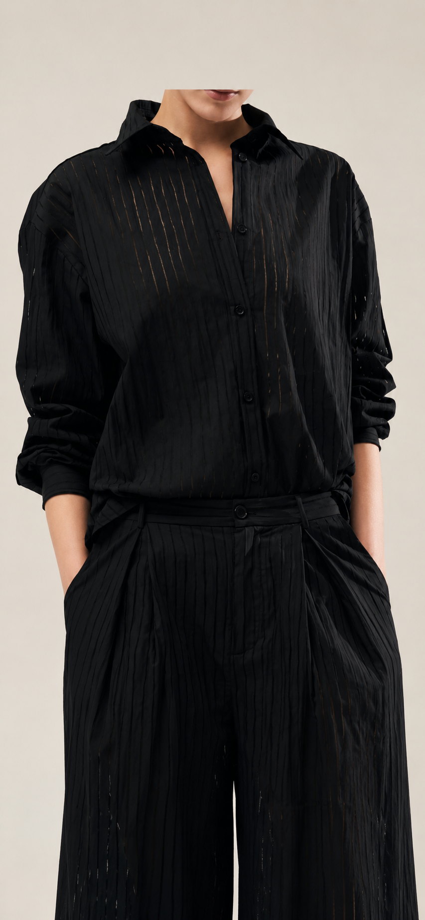 Wide-leg trousers