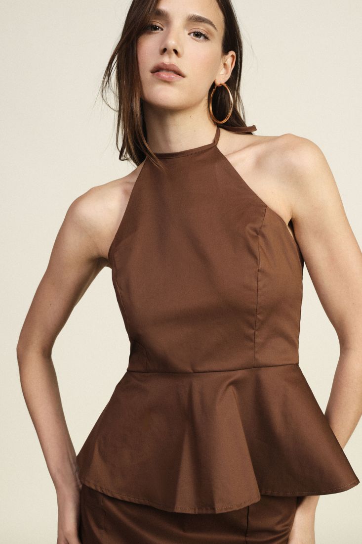 Halter neckline top