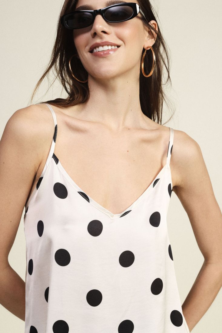 Top with polka dots