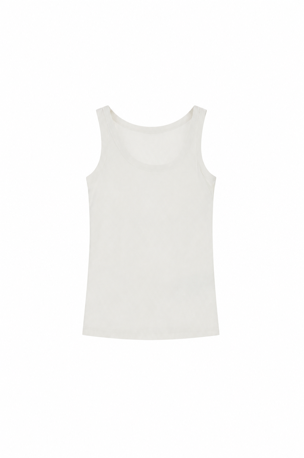 Top sleeveless round neckline