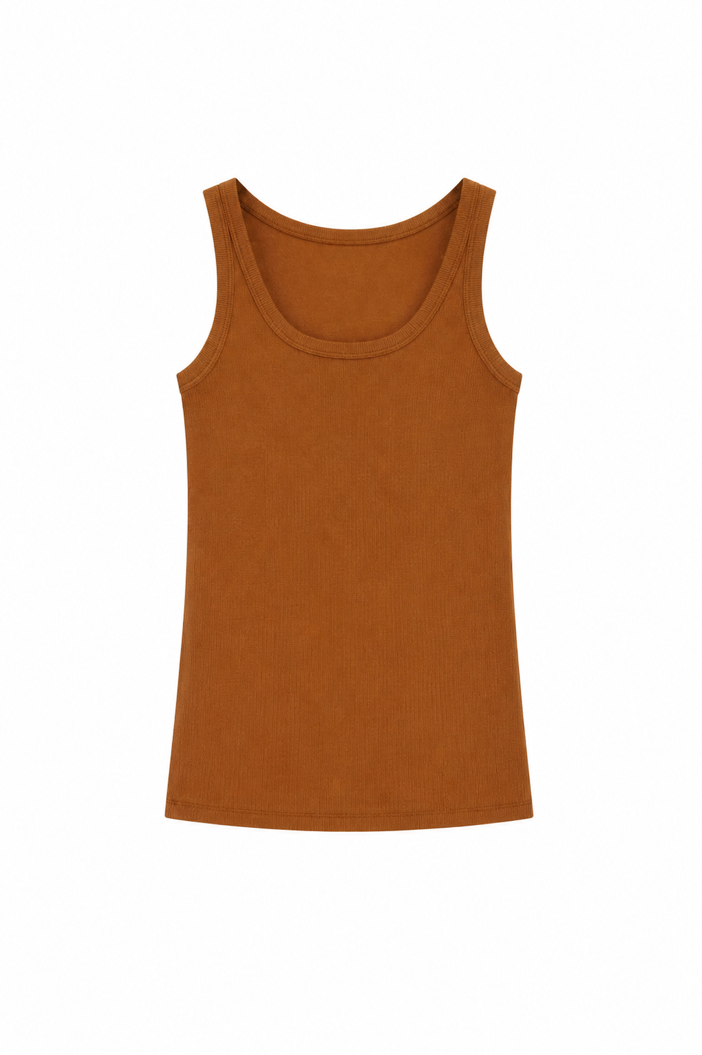 Top sleeveless round neckline