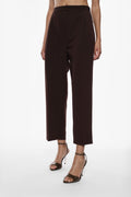 High-rise cropped trousers