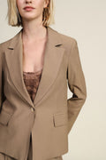 Flap pockets blazer