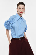 Shirt with short sleeves
