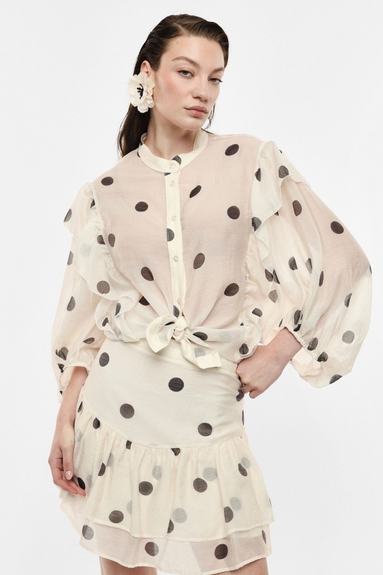 Polka dot shirt