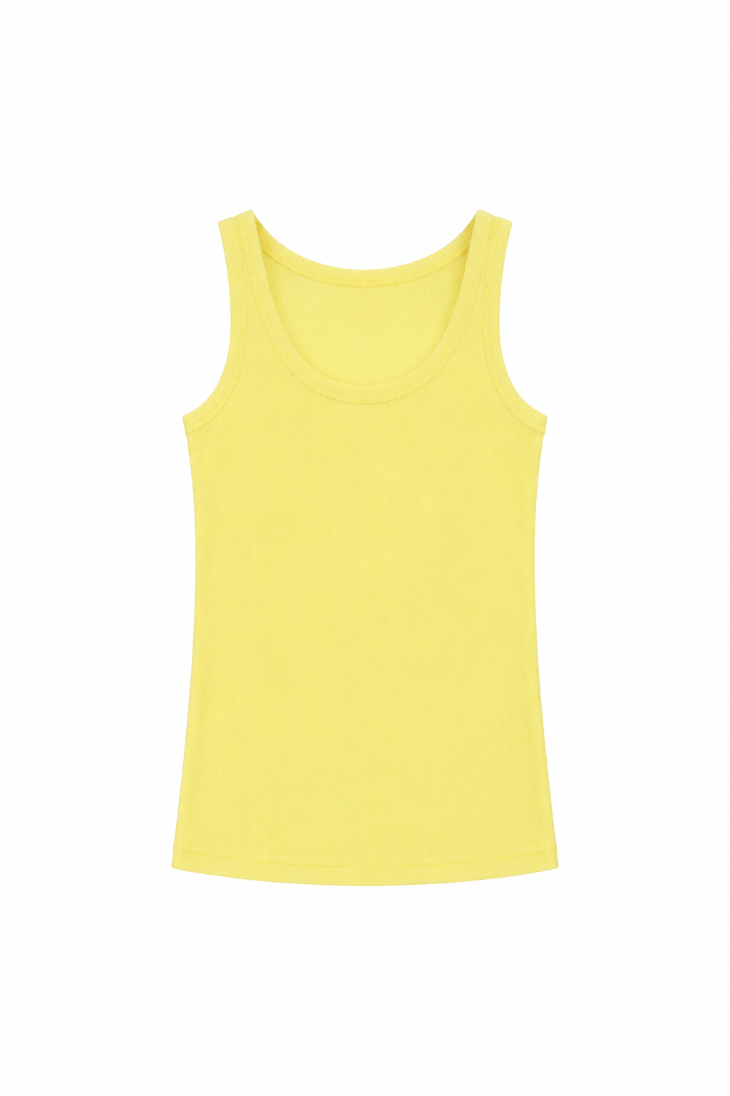 Top sleeveless round neckline