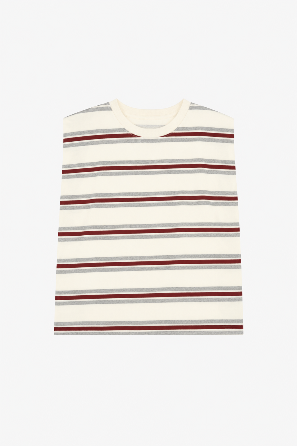 Sleeveless striped top
