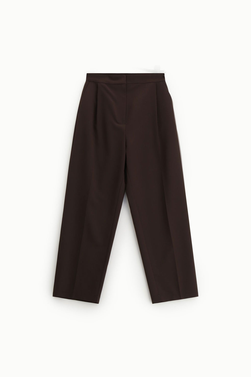 High-rise cropped trousers