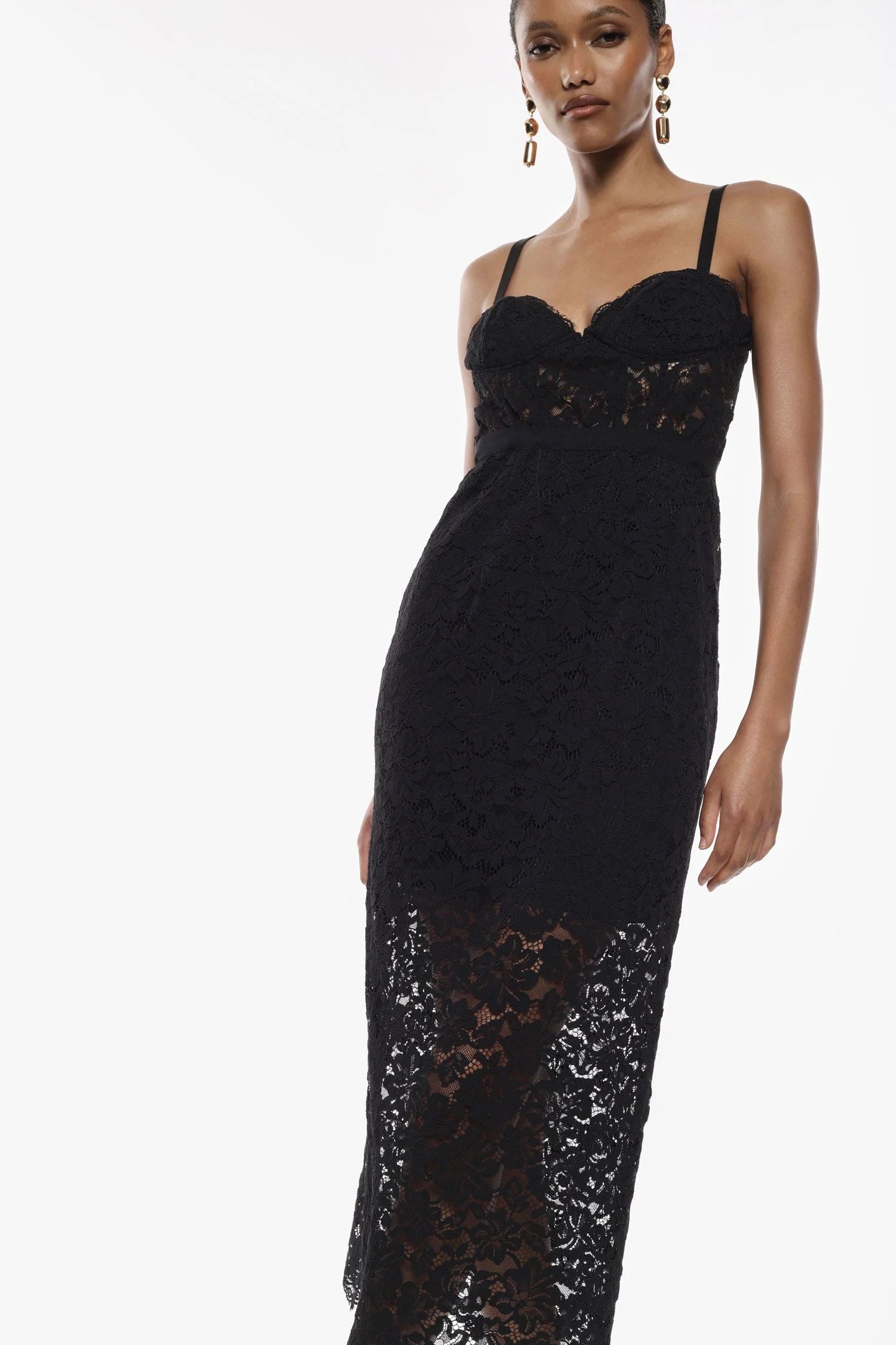 Lace maxi dress