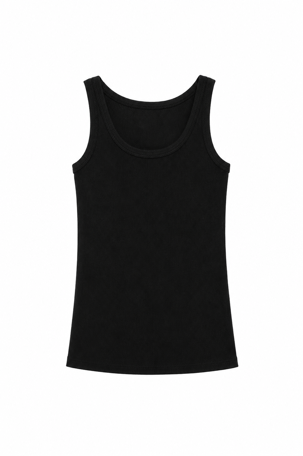 Top sleeveless round neckline