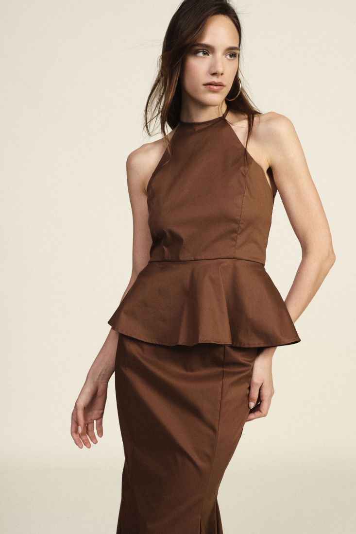 Halter neckline top