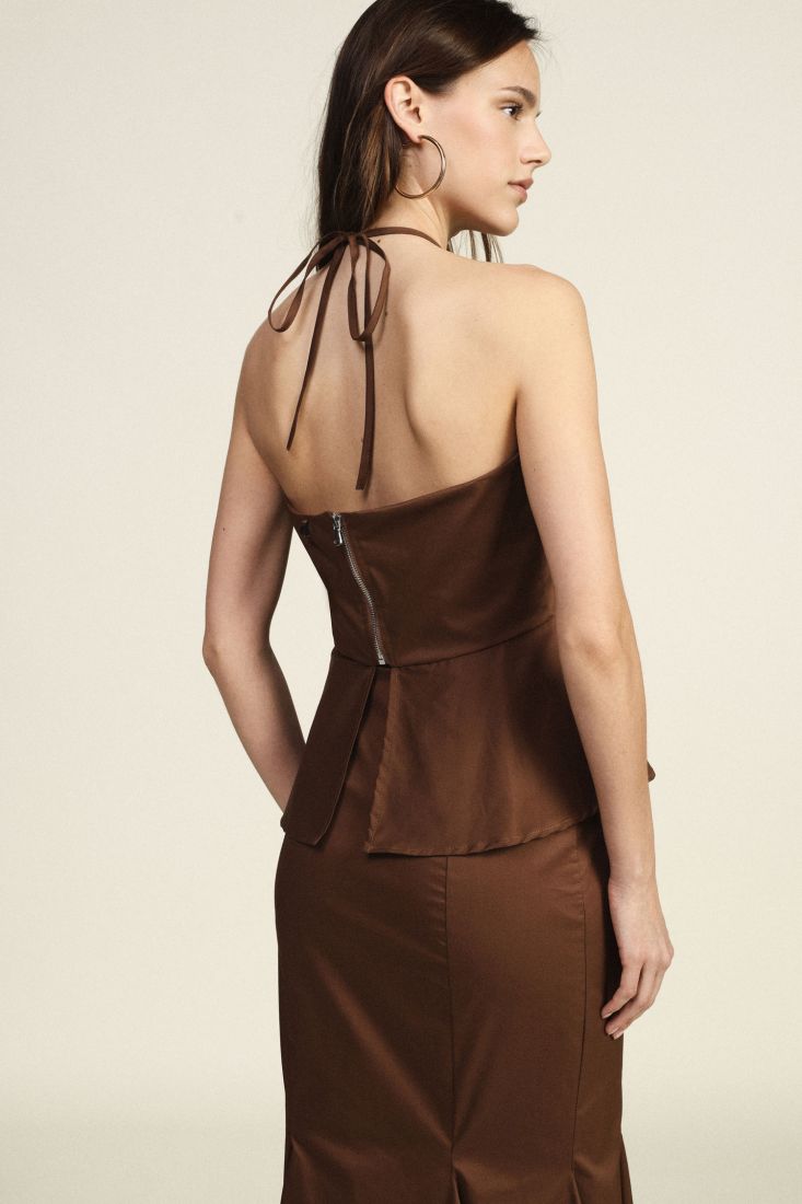 Halter neckline top