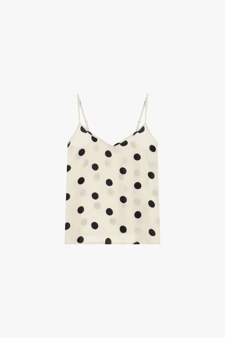 Top with polka dots
