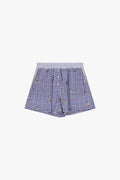 Regular-fit checked shorts