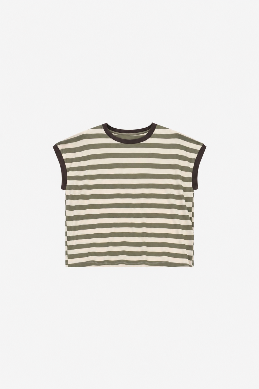 Striped sleeveless top