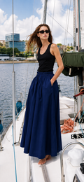 Cotton maxi skirt