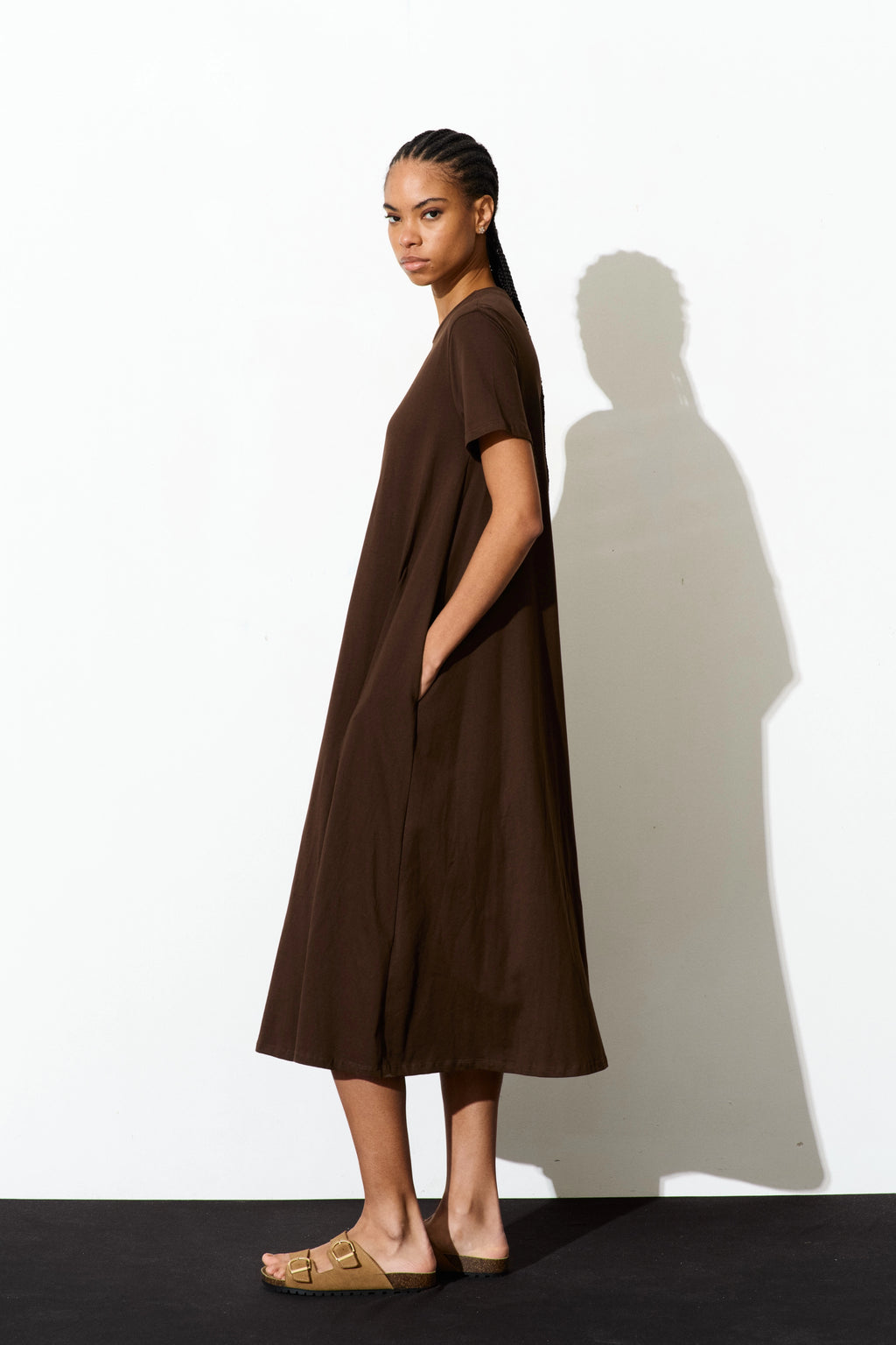 Long flared dress