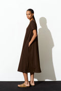 Long flared dress