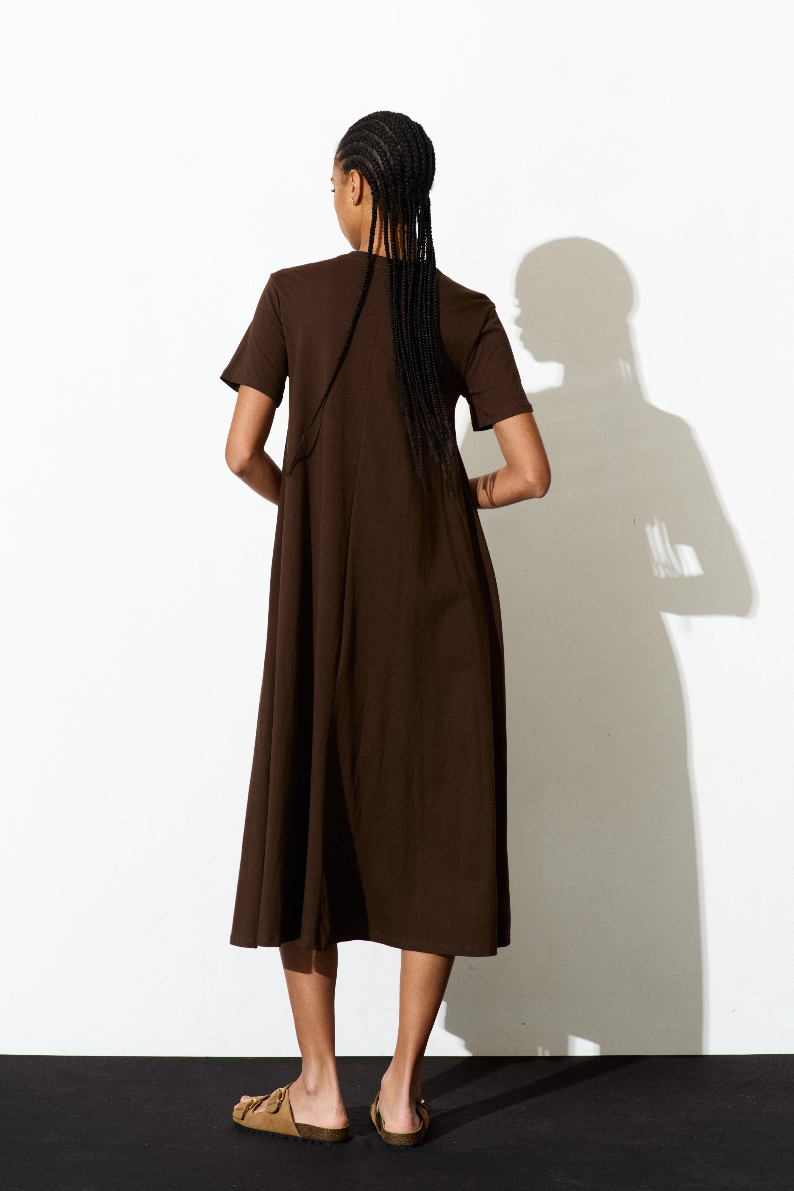 Long flared dress