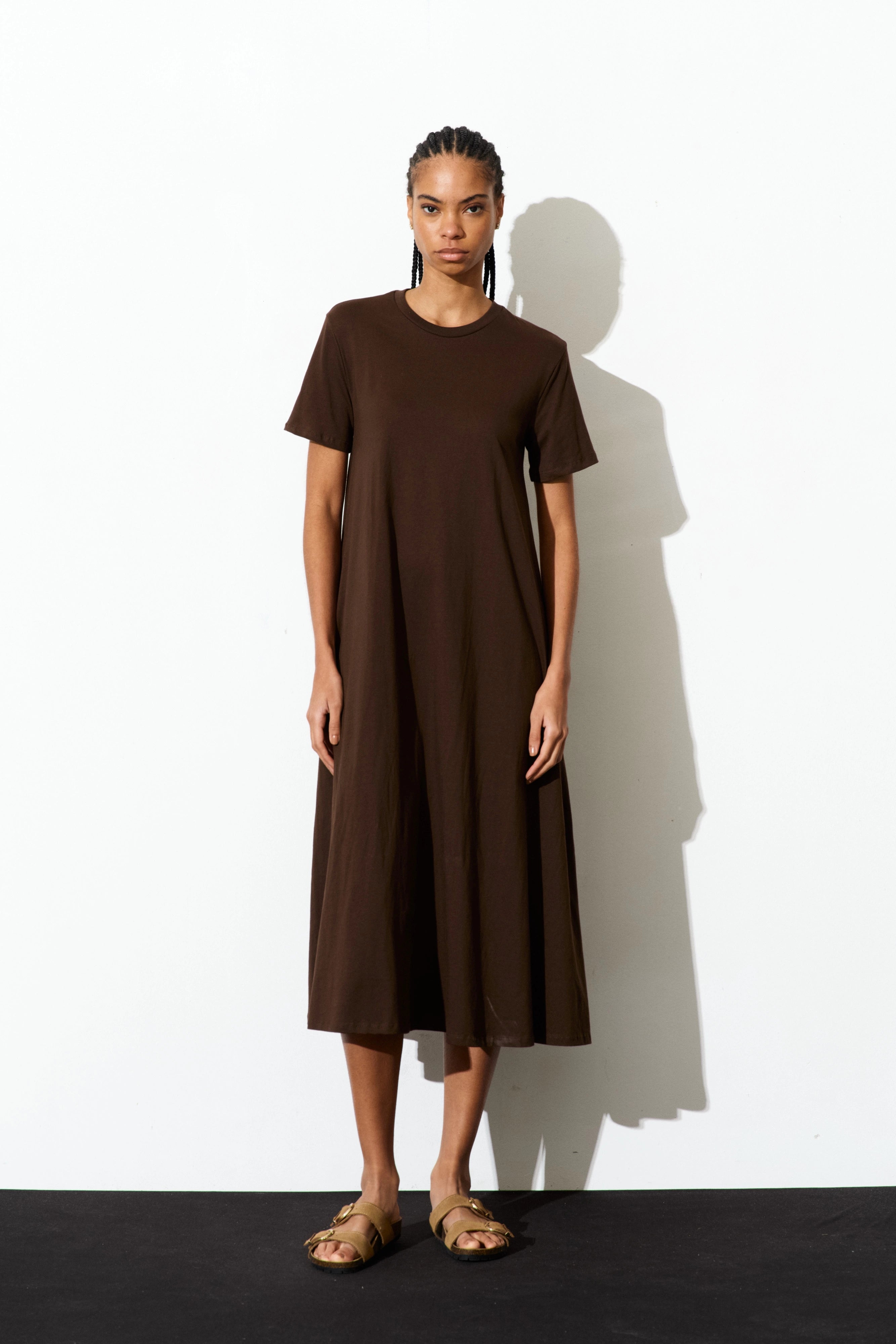 Long flared dress