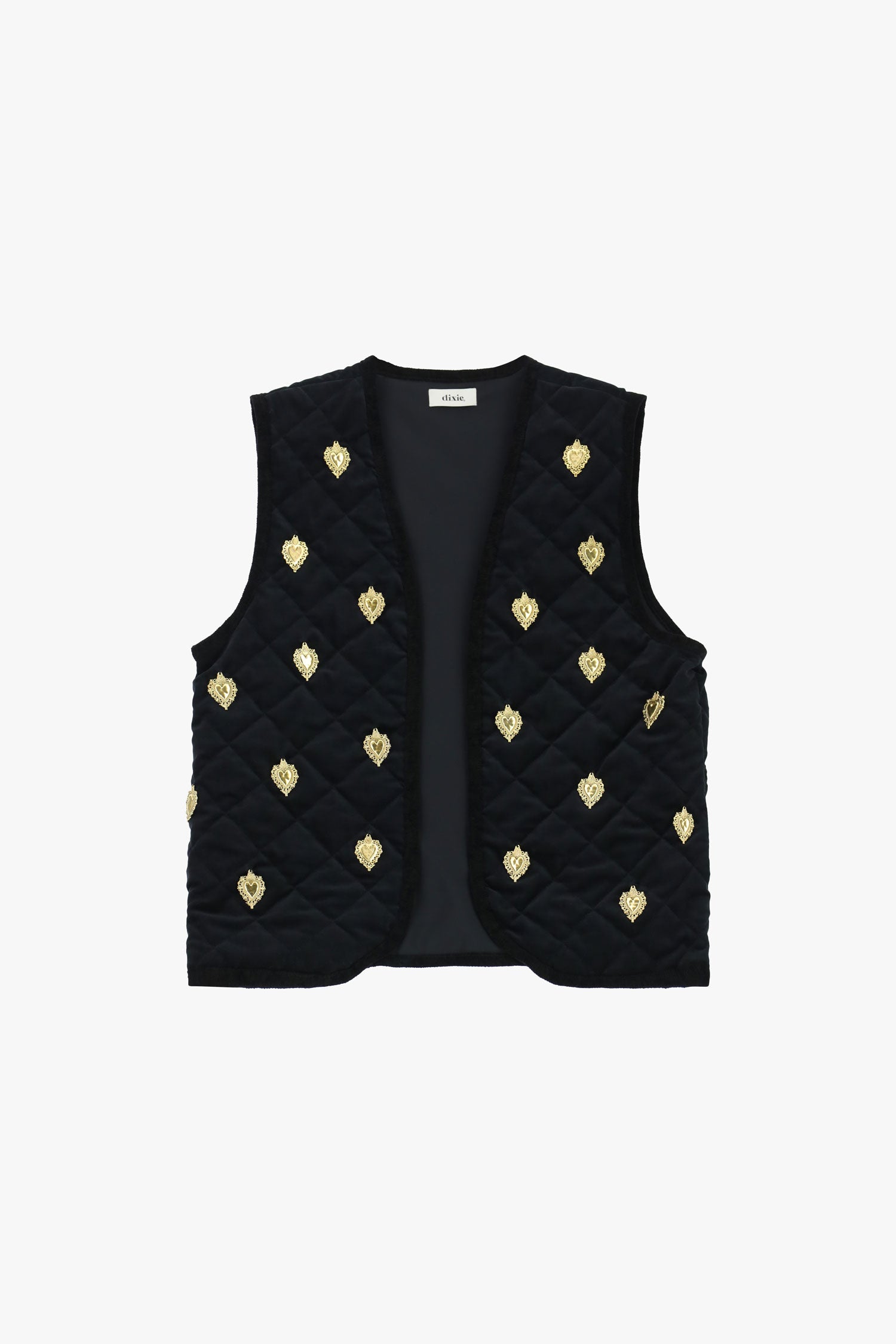 Sleeveless quilted jacket