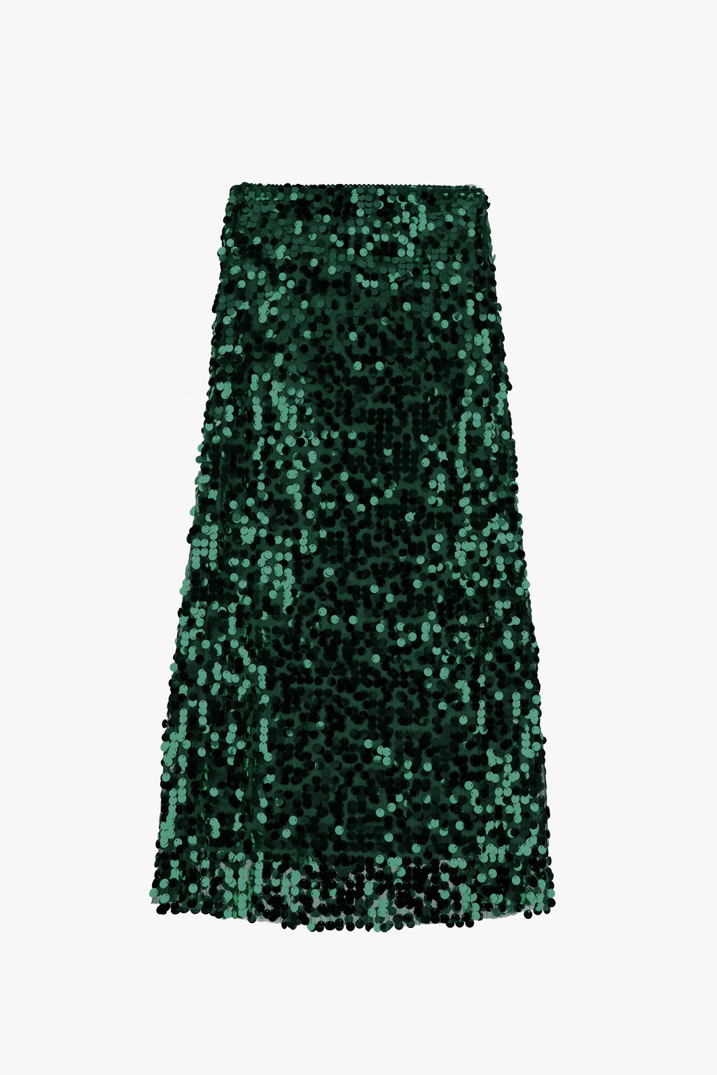 All-over sequin midi skirt