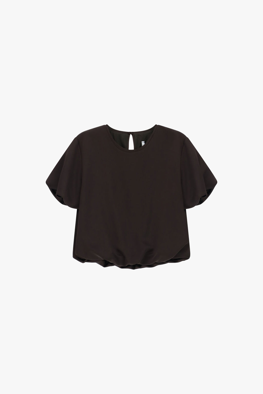 Gathered hem shirt