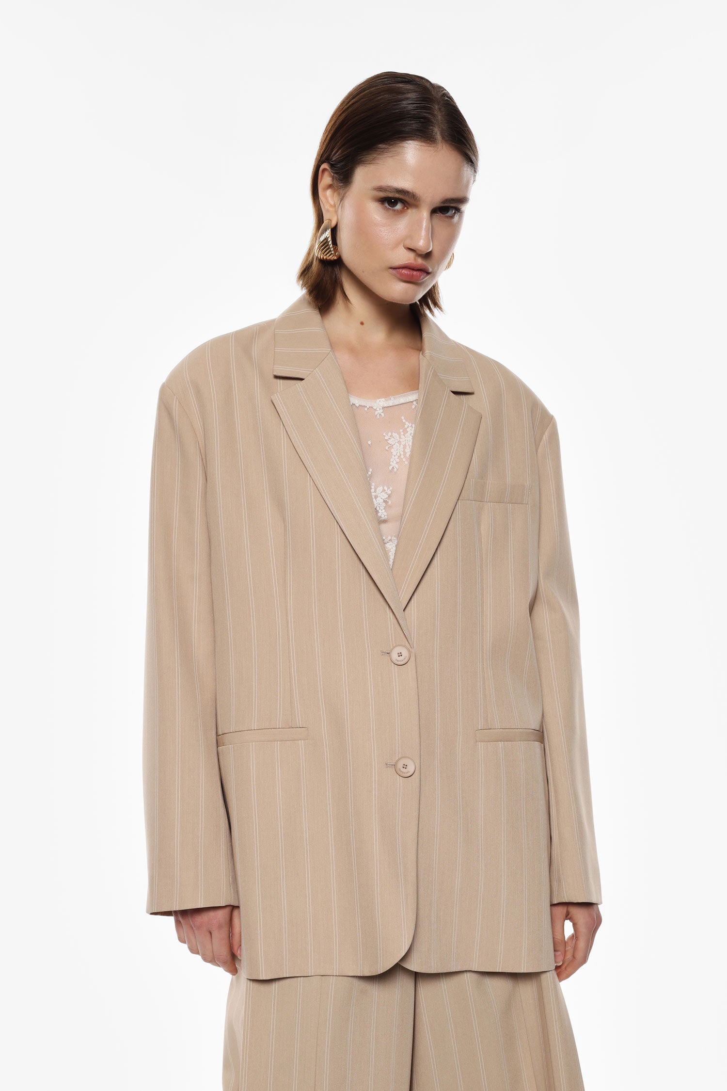 Striped blazer