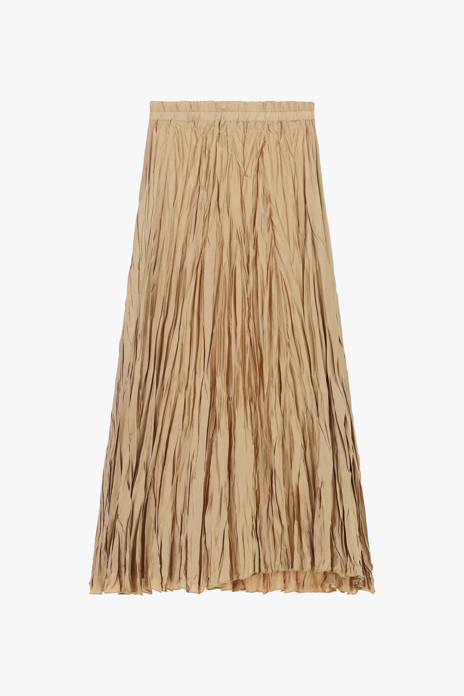 Pleated midi skirt